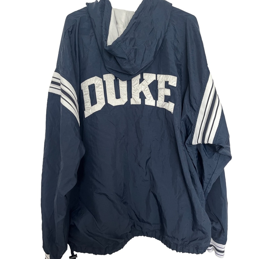 Vintage Champion Duke Blue Devils Lined Pullover Windbreaker Jacket XL